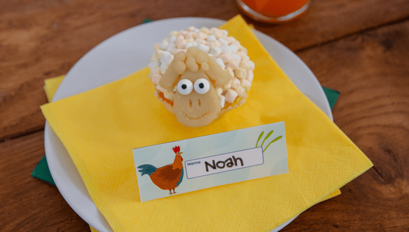 Bauernhof Geburtstag Schäfchen Muffin