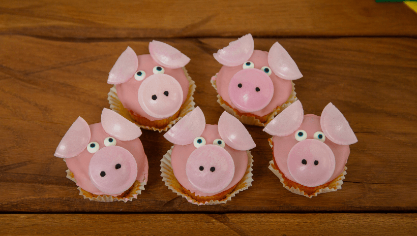 Bauernhof Geburtstag Schweinchen Muffins