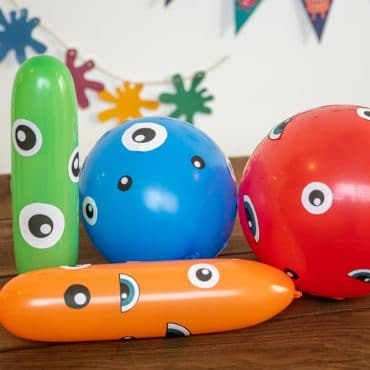 Monster Kindergeburtstag Luftballons Vorlage Anleitung Shop